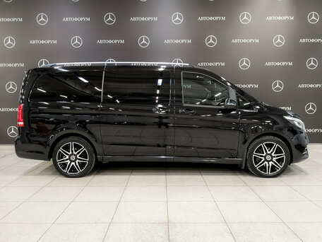 2020 Mercedes-Benz V-Класс Long 220 d длинный III (W447) Рестайлинг, чёрный, 5490000 рублей, вид 4