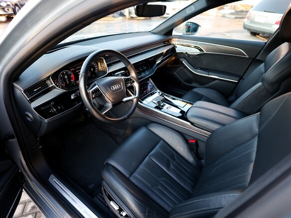 2021 Audi A8 Long 50 TDI IV (D5), серый - вид 10