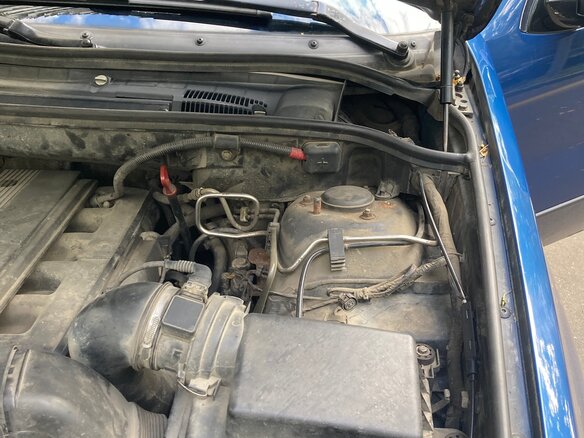 2003 BMW X5 3.0i I (E53), синий, 870000 рублей - вид 12