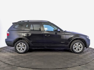 2009 BMW X3 25i I (E83) Рестайлинг, чёрный, 1480000 рублей, вид 4