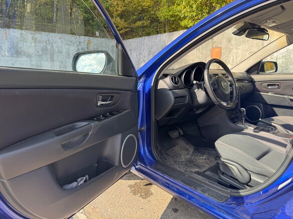 2008 Mazda 3 I (BK) Рестайлинг, синий, 500000 рублей - вид 9