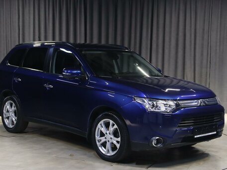 2013 Mitsubishi Outlander III, синий, 1099000 рублей, вид 3