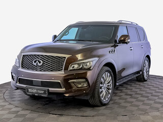 2017 Infiniti QX80 I Рестайлинг, коричневый, 3190000 рублей, вид 1