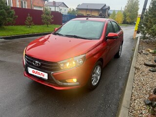 2016 Lada (ВАЗ) Vesta I, красный, 700000 рублей, вид 1