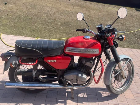 1984 Jawa 350/634, красный, 125000 рублей, вид 3
