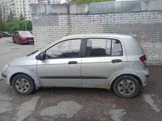 2005 Hyundai Getz I, серебристый, 210000 рублей, вид 3