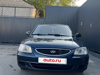 2010 Hyundai Accent ТагАЗ II, синий, 395000 рублей, вид 2
