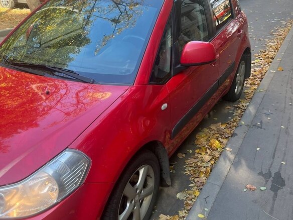 2008 Suzuki SX4 I (Classic), красный - вид 5