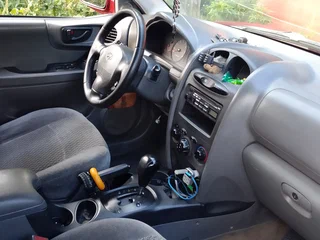 2002 Hyundai Santa Fe I, фиолетовый, 250000 рублей, вид 5