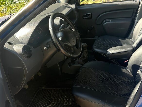 2005 Renault Logan I, синий, 220000 рублей - вид 7
