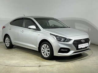 2018 Hyundai Solaris II, серебристый, 1315000 рублей, вид 4