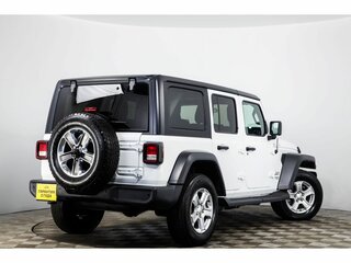 2019 Jeep Wrangler IV (JL), белый, 3249000 рублей, вид 4