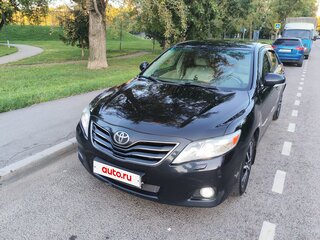 2010 Toyota Camry VI (XV40) Рестайлинг, чёрный, 850000 рублей, вид 2