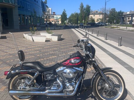2003 Harley-Davidson Dyna Low Rider, чёрный, 570000 рублей, вид 4