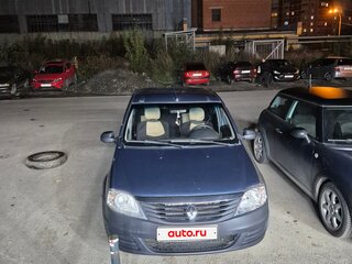 2011 Renault Logan I Рестайлинг, синий, 325000 рублей, вид 2