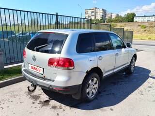 2003 Volkswagen Touareg I, серебристый, 390000 рублей, вид 4