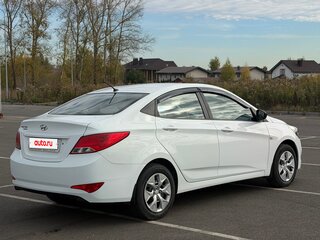 2016 Hyundai Solaris I Рестайлинг, белый, 795000 рублей, вид 5