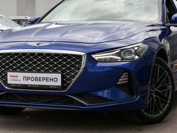 2019 Genesis G70 I, синий - вид 22