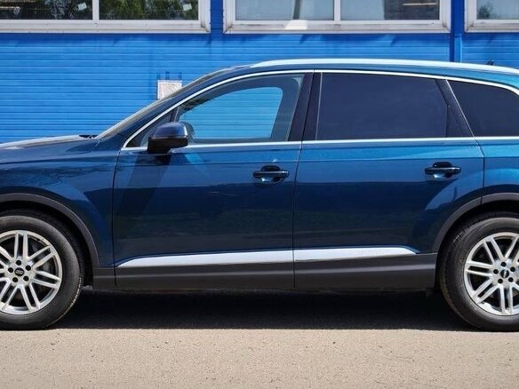 2018 Audi Q7 II (4M), синий - вид 6