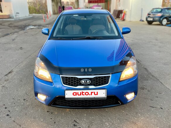 2010 Kia Rio II Рестайлинг, синий, 597000 рублей - вид 11