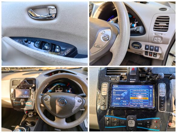 2012 Nissan Leaf (EM57) I (ZE0/AZE0), белый, 808000 рублей - вид 12