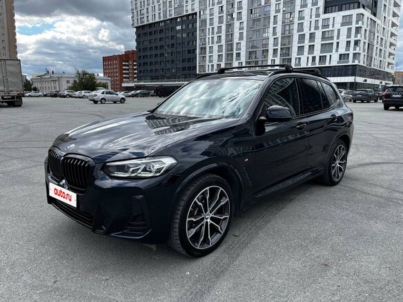 2021 BMW X3 30i xDrive III (G01) Рестайлинг, чёрный