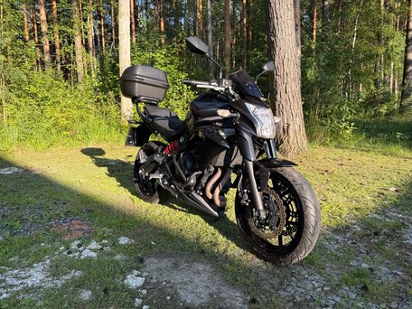 2012 Kawasaki ER-6N, чёрный, 390000 рублей, вид 1
