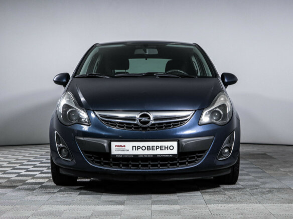 2013 Opel Corsa D Рестайлинг II, синий - вид 1