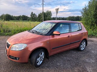 2009 Skoda Fabia II, оранжевый, 550000 рублей, вид 1