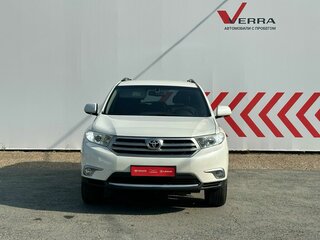 2012 Toyota Highlander II (XU40) Рестайлинг, белый, 1770000 рублей, вид 3