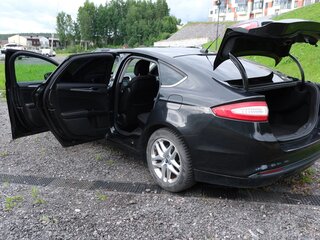 2013 Ford Fusion (North America) II, чёрный, 1070000 рублей, вид 4