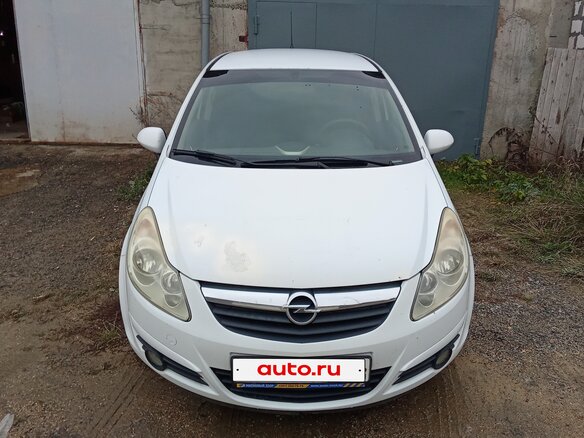 2008 Opel Corsa D, белый, 270000 рублей