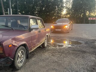 2004 Lada (ВАЗ) 2107, пурпурный, 55000 рублей, вид 2