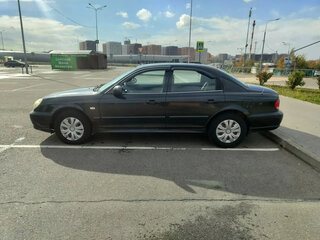 2004 Hyundai Sonata ТагАЗ IV (EF) Рестайлинг, чёрный, 350000 рублей, вид 3