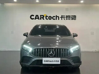2022 Mercedes-Benz A-Класс 180 Long IV (W177) Рестайлинг, серый, 1790002 рублей, вид 2
