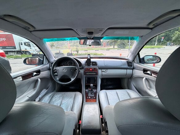 1997 Mercedes-Benz CLK-Класс 200 I (W208), синий, 475000 рублей - вид 6
