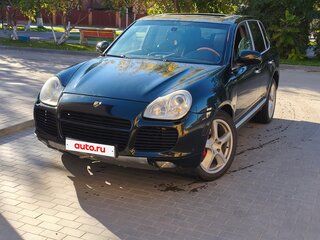 2006 Porsche Cayenne Turbo I (955), зелёный, 900000 рублей, вид 2