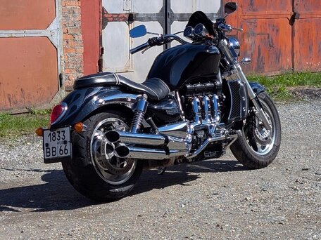 2006 Triumph Rocket III, чёрный, 850000 рублей, вид 5