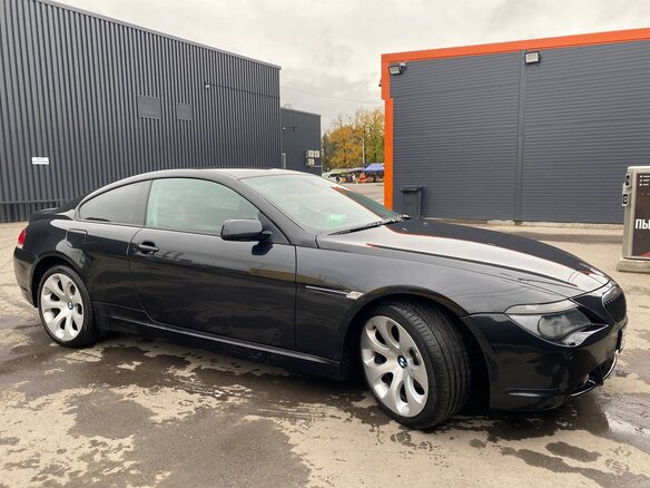 2004 BMW 6 серии 645i II (E63/E64), чёрный, 1800000 рублей - вид 2