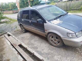 1992 Mitsubishi Chariot II, синий, 90000 рублей, вид 2