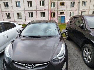 2014 Hyundai Elantra V (MD) Рестайлинг, коричневый, 1150000 рублей, вид 1