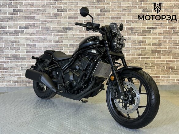 2021 Honda CMX 1100 Rebel, чёрный, 926000 рублей - вид 3
