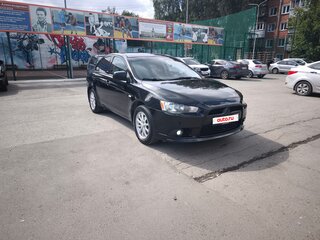 2012 Mitsubishi Lancer X Рестайлинг, чёрный, 770000 рублей, вид 3