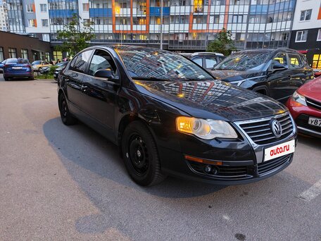 2009 Volkswagen Passat B6, чёрный, 519999 рублей, вид 3