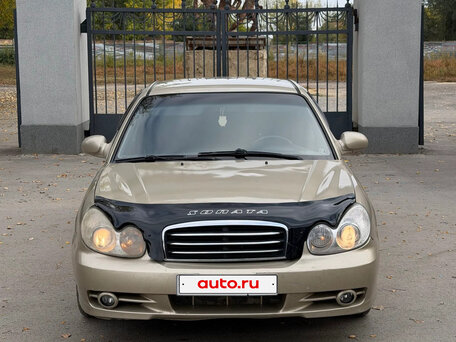 2005 Hyundai Sonata ТагАЗ IV (EF) Рестайлинг, бежевый, 280000 рублей, вид 2