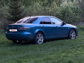 2006 Mazda 6 I (GG) Рестайлинг, синий, 230000 рублей, вид 4