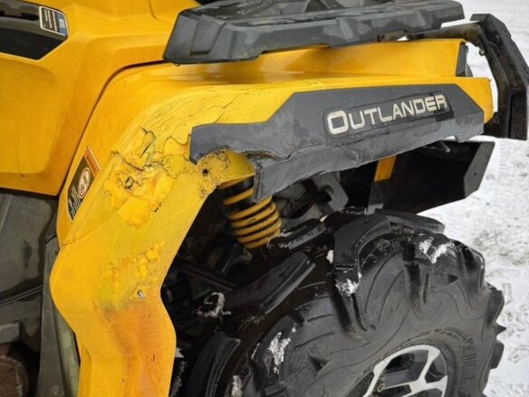 2012 BRP Can-Am Outlander MAX 500, жёлтый, 650000 рублей - вид 9