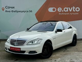 2012 Mercedes-Benz S-Класс 500 V (W221) Рестайлинг, белый, 2149000 рублей, вид 1