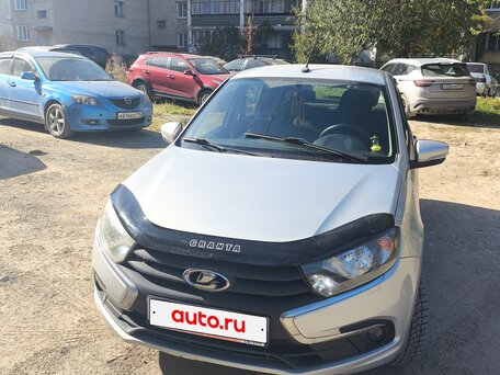 2018 Lada (ВАЗ) Granta I Рестайлинг, серебристый, 650000 рублей, вид 1