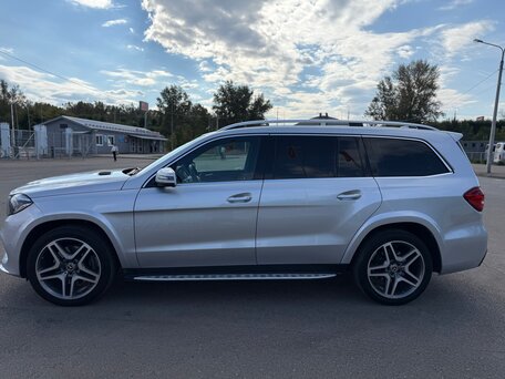 2018 Mercedes-Benz GLS 350 d I (X166), серебристый, 5099000 рублей, вид 4